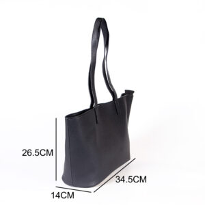 Stock Tote Bag for Women with Zipper Lightweight PU Leather Large Shoulder Tote for Work Vacation ZBHA1221-1