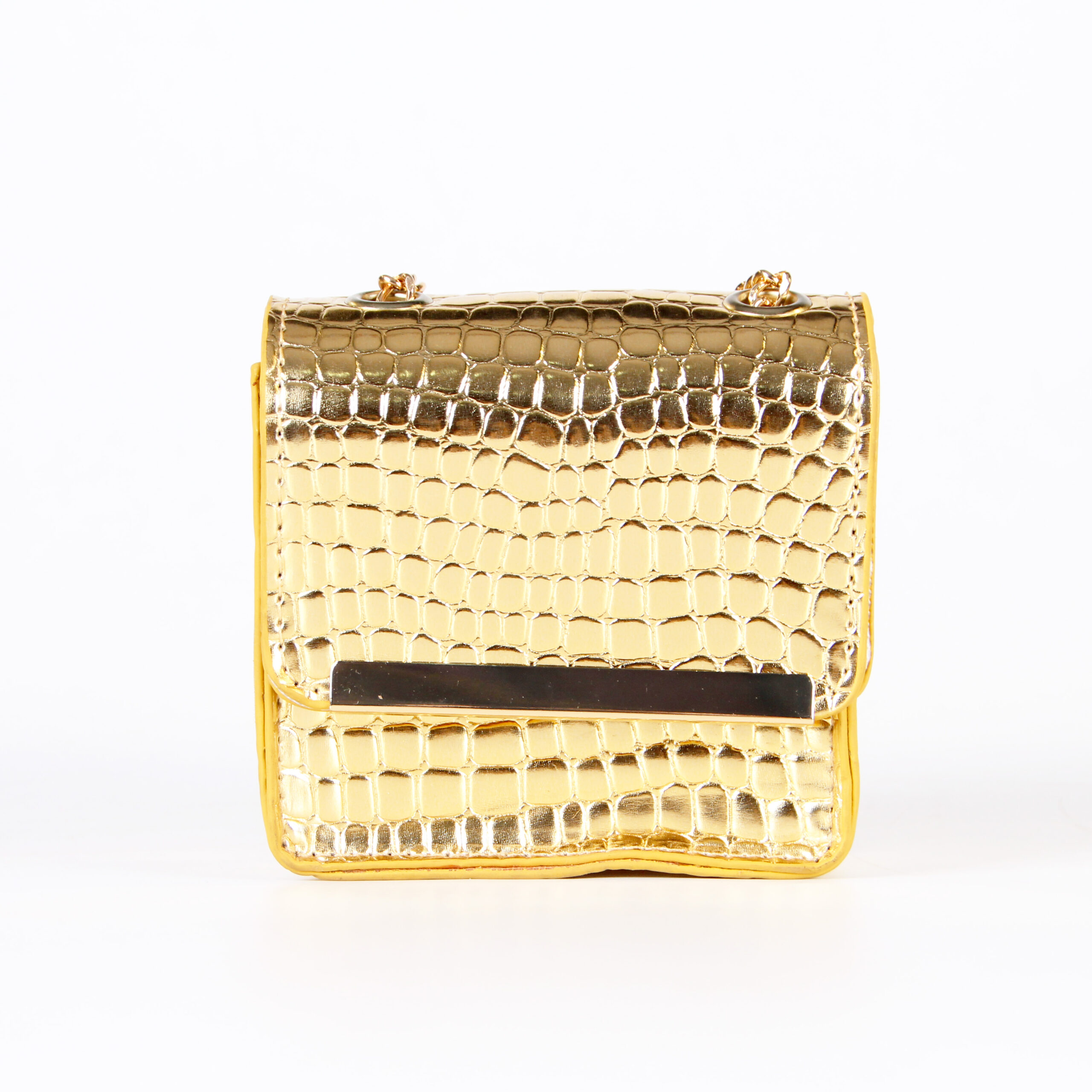 Stock Metallic Evening Mini Gold Purse Crossbody Bags for Women Clutch Handbag for Nightclub Parties ZBSM413-6