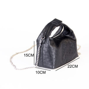 Hot Selling Small Top-Handle Crossbody Bag for Women Synthetic Ostrich Leather Pouch Purse ZBSH2233-4