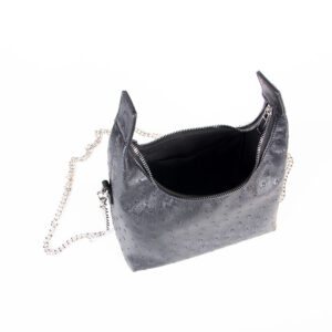 Sac bandoulière petit modèle à poignée supérieure pour femme, pochette en similicuir d'autruche, ZBSH2233-4, un best-seller