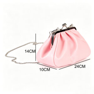 Popular Pink Clutch Purses for Women, PU Leather Formal Evening Bags Shoulder Party Handbags Wedding Cocktail Prom Clutches ZBSH2246