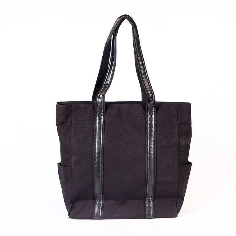 Stock Black Laptop Tote Bag for Women, Lightweight Work Tote with Cup Holder, Waterproof Large Computer Bag for Office Travel ZXG018