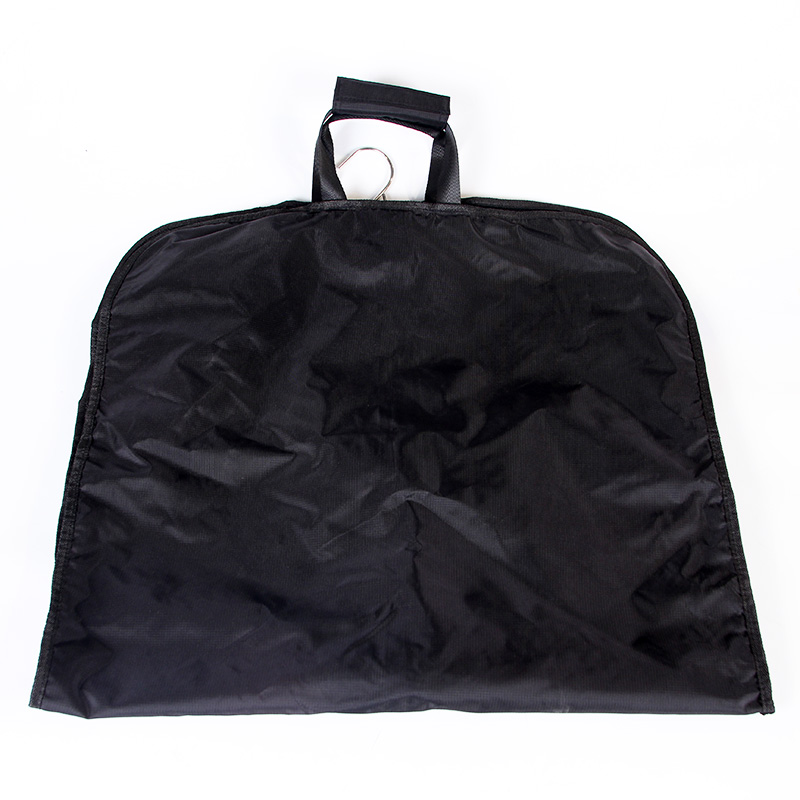 Stock Black Travel Garment Bag with Accessories Zipper Pocket, Heavy Duty Suit Bag for Suits, Tuxedos, Dresses, Coats ZXG022