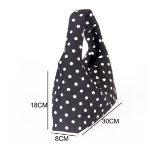 Polka Dot Tote Bag for Women Slouchy Hobo Bags for Women Chic Purse Shoulder Bag Travel Gym Yoga Dating ZBCA1088