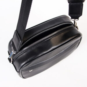 Black Crossbody Bag for Women PU Leather Shoulder Bag Trendy Small Crossbody Bag With Strap Wallet ZBSH2239