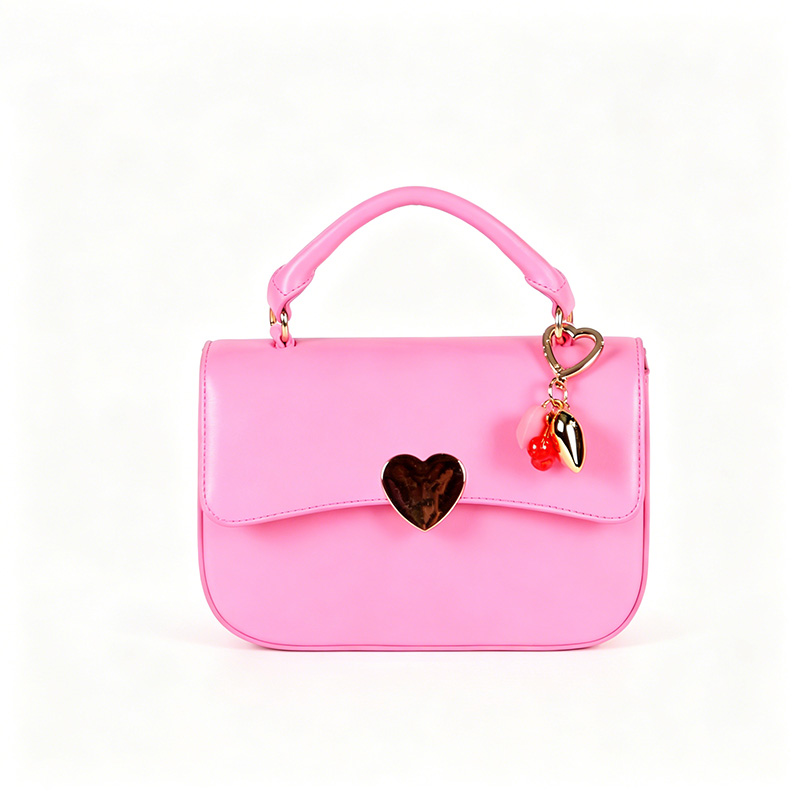 Hot Pink Girls Heart Lock Little Purse Kids Shoulder Bags for Kid Bag Princess Bag for Little Girls ZBSM626