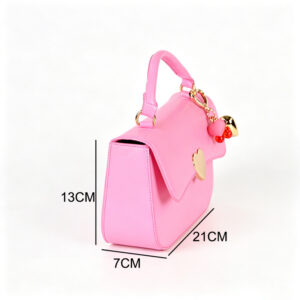 Hot Pink Girls Heart Lock Little Purse Kids Shoulder Bags for Kid Bag Princess Bag for Little Girls ZBSM626