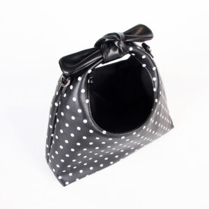 Popular Dot Bow-Embellished Top-Handle Bag for Women-Underarm Tote,Shoulder Bag&Handbag for Work,Shopping ZBSM628