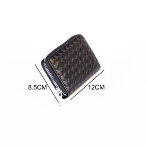 Credit Card Holder PU Leather Small Wallets Woman, Accordion Zipper Card Wallet, Women's Zipper Credit Card Wallet Supplier ZBWA1295-1