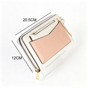Large Capacity Women Wallet, PU Leather Trifold Clutch Wallet, Credit Card Holder Ladies Travel Purse with Pen Holder ZBWA1315
