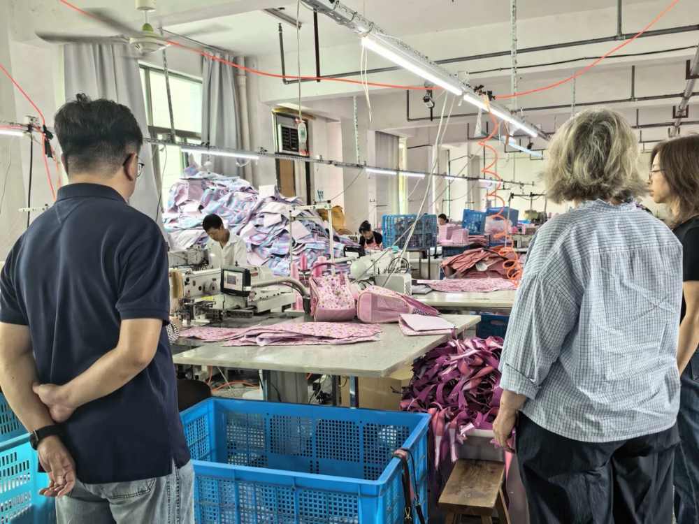 Visita à fábrica e avaliação da produção