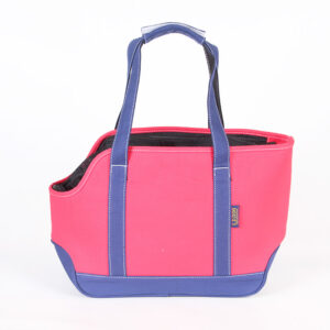Bolsa de transporte vermelha para cães pequenos, bolsa macia com clipe de segurança para coleira, bolsa de transporte aconchegante para cães com menos de 7 kg, bolsa de ombro confortável para viagens ZPCB34