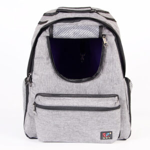 Mochila Basics para Cães e Gatos de Pequeno Porte, Bolsa de Transporte Dobrável com Tela Ventilada, Almofada Removível e Guia de Segurança ZPCB35