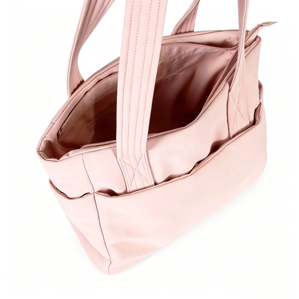 organized puffy tote